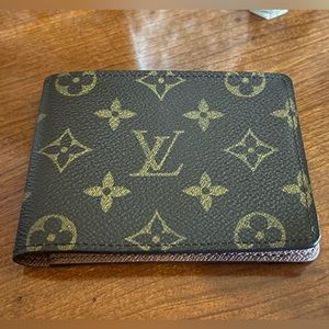 Classic Louis Vuitton bifold wallet.